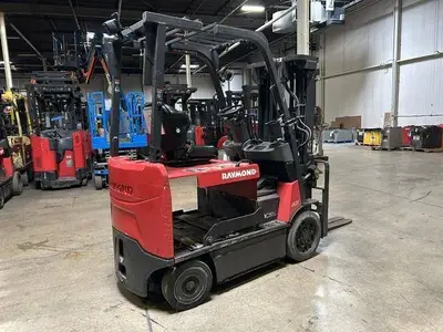 Used 2019 RAYMOND 4750C50L 4-Wheel Sit down Electric Counterbalance Forklifts Illinois US | Somerset Equipment Sales #1546161