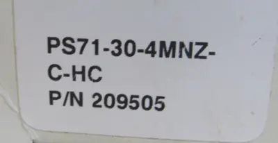 NEW GEMS SENSOR PS71-30-4MNZ-C-HC PRESSURE SWITCH PS71304MNZCHC