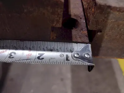 18" X 40" X 2.5" STEEL BOLSTER T-SLOT PLATE: YOBRO #25182
