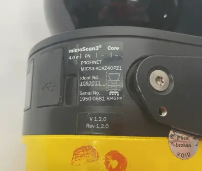 Used Sick microScan3 PROFINET Safety Laser Scanner 1083011 Laser Scanners Michigan US | Maverick Industrial Sales #1502200