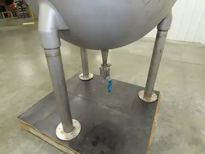 Groen Direct Steam Kettle 200 Gallon Food Grade Mixing Tank 1/3Hp Lightnin