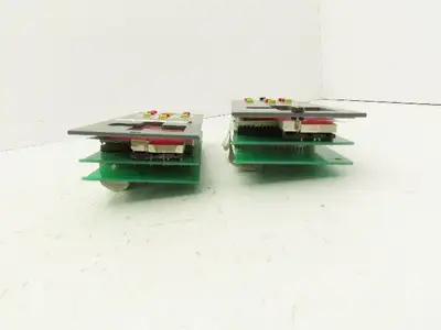 PressTech Controls/Crosfield 7602-9970-00D Control Panel Unit w/ Board Lot Of 4