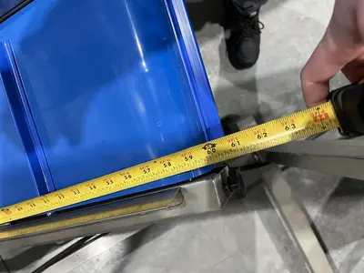 Incline Cleated Take-Away Conveyor