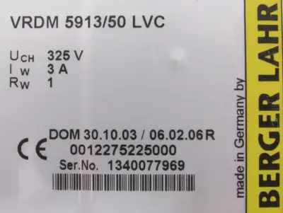 USED BERGER LAHR VRDM5913/50LVC STEPPER MOTOR VRDM591350LVC