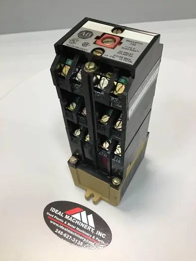 Used ALLEN BRADLEY 700-P800A1 SER B PLC Contactors Michigan US | Ideal Machinery #709287