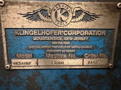 VERSAKUT WK5AHNF Saws, Circular, High Speed (non-ferrous) | Westbrook Engineering (7)