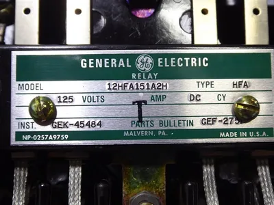 USED GENERAL ELECTRIC 12HFA151A2H