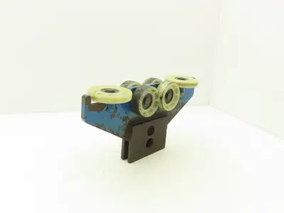 Gorbel Workstation Bridge Crane Hoist Push Trolley Welded Plate 14-3/8"L