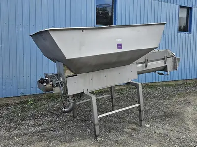 Used Screw Conveyor, 14'' Diameter X 112'' Long