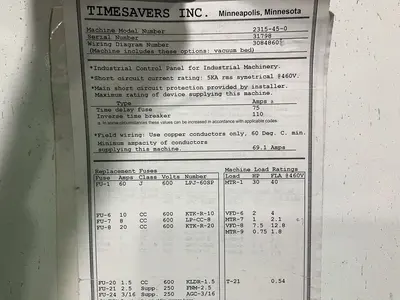 Used TIMESAVERS INC 2315450 Wide Belt Sanders Ohio US | HGR 24 #1485345