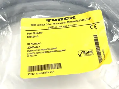 USED TURCK RKP56PL-5, 200004727