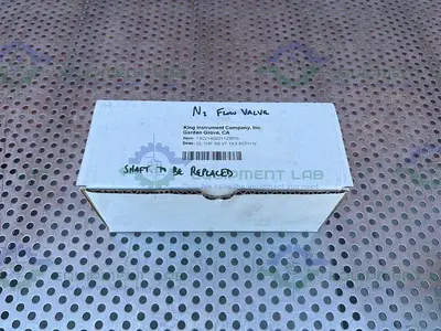USED KING INSTRUMENT 74C214G021123510 GLASS TUBE FLOWMETER