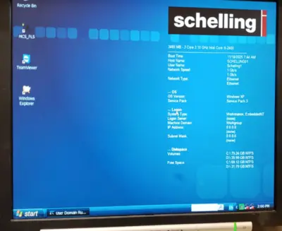 Schelling FXH330 front load panel saw