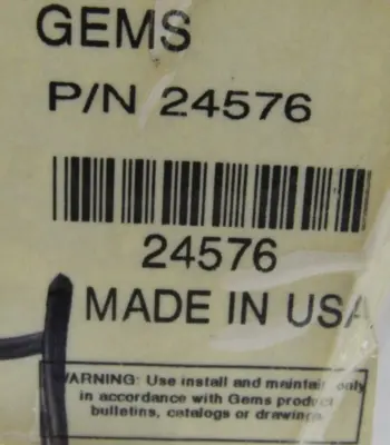 NEW GEMS 24576 SENSOR FLOW KIT