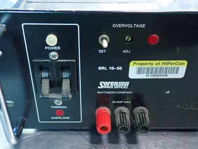 Used SORENSEN POWER SUPPLIES SRL1050 DC Power Supplies Ohio US | HGR 24 #941887