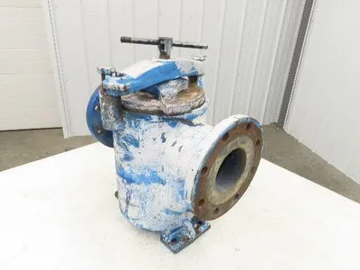 Hayward Model 72 Simplex 4" Inline Basket Strainer Cast Iron 200 PSI Flanged
