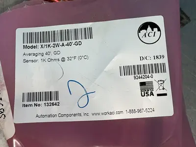 Used AUTOMATION COMPONENTS INC. X/1K2WA40GD Sensors Ohio US | HGR 24 #1515808
