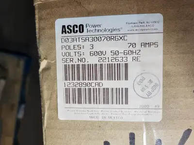 NEW ASCO D03ATSA30070RGXC