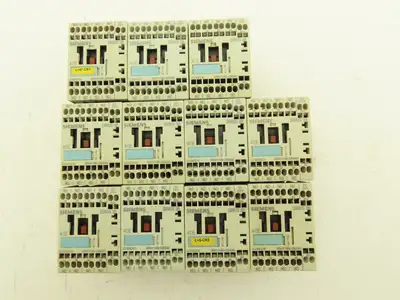Siemens 3RH1140-2BB40 Auxiliary Contactor Size S00 4NO 600vAC 10A Lot Of 11