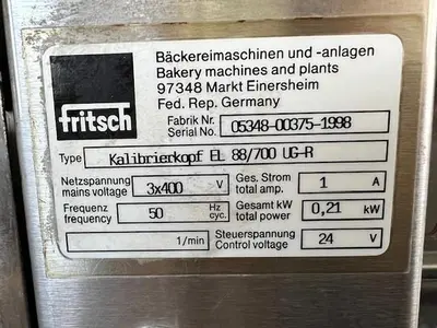 USED FRITSCH CTR/CRH