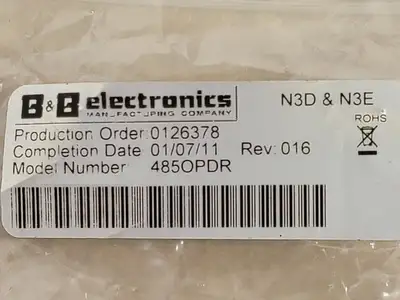 USED B&B ELECTRONICS RS-485OPDR