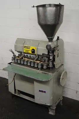 Arenco model GAB Metal Tube Filler & Sealer - Reconditioned and set for one size tube