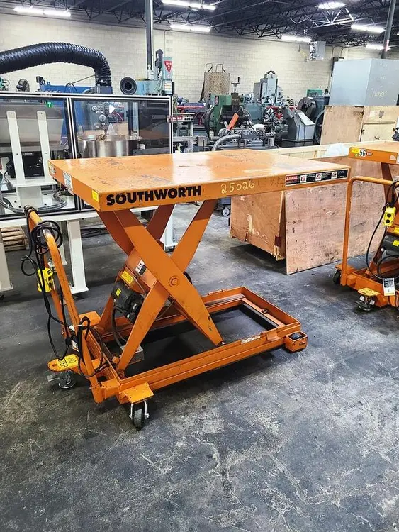 Used SOUTHWORTH CLL1.5/35 Scissor Lifters Pennsylvania US | Hildebrand Machinery Co. #1481758