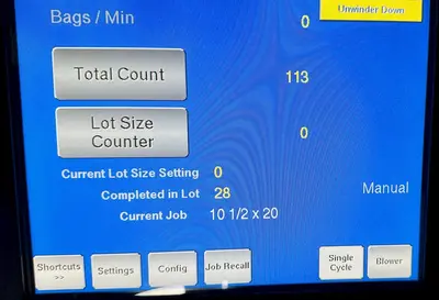 USED 2014 AUTOMATED PACKAGING SYSTEMS AUTOBAG 255 ONESTEP “G”