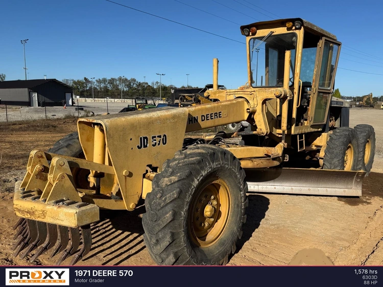 Used 1971 Deere 570 Motor Graders Kentucky US | Proxy Equipment #1567984