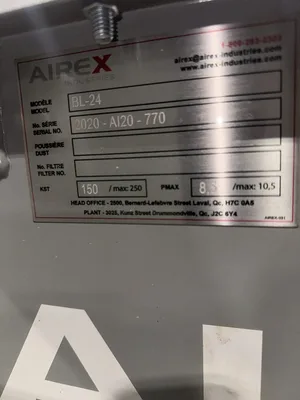 Airex Industries BL-24 Blow Back Damper