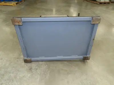 Mobile Work Cart Pegboard Workstation No Caster Wheels 31x34" W/ 34x22" Base