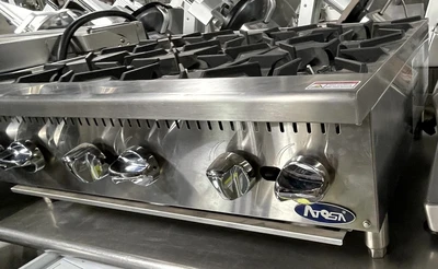 72-0182 Atosa ATHP-36-6 36” Gas Countertop Range