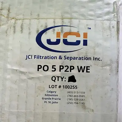 NEW JCI FILTRATION AND SEPARATION INC PO 5 P2P WE