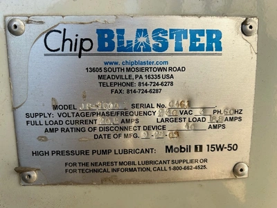 CHIPBLASTER High Pressure Coolant System