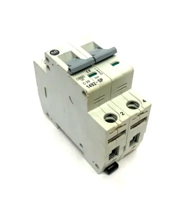 USED ALLEN-BRADLEY SER. C CIRCUIT BREAKER 2-POLE 30A
