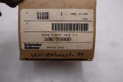 Schrader Bellows 300799000/ 30077-9000 Quick Exhaust Valve - STOCK GF183A