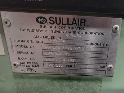 USED SULLAIR LS-20S 125L AC KT