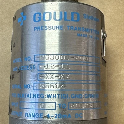 NEW Gould PG3000-200-12-11-XX-XX