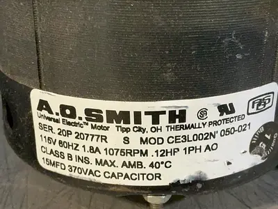 Used A.O. SMITH CE3L002N Motors (misc) Ohio US | HGR 24 #1556796
