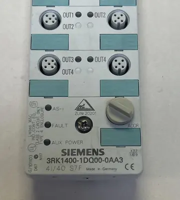 Used SIEMENS 3RK1400-1DQ00-0AA3 Industrial Controls Ohio US | Surplus Asset Holdings #1289456