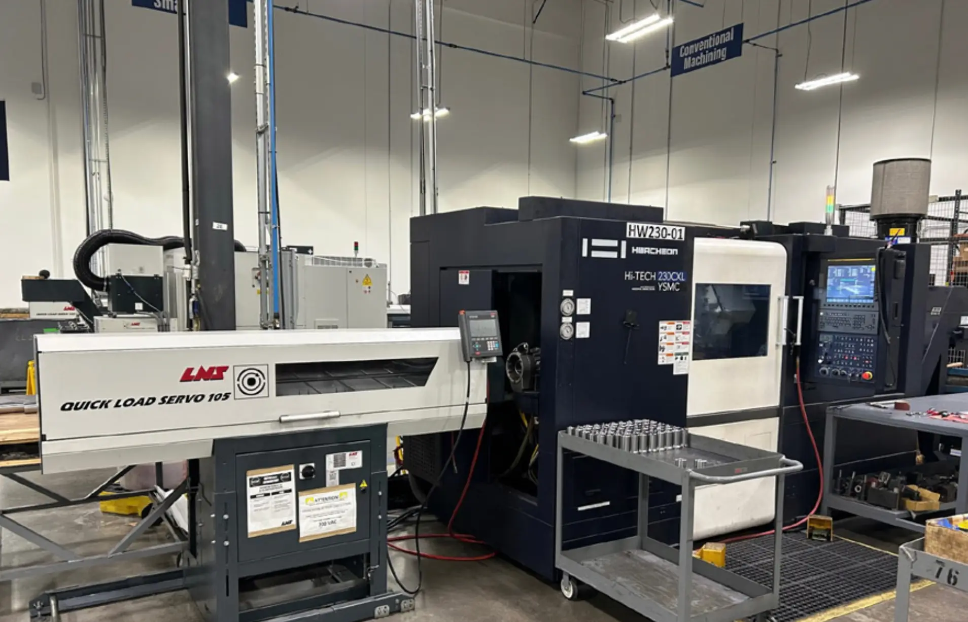 Used 2023 HWACHEON HI-TECH 230CXL YSMC CNC Lathes Ohio US | Toolquip, Inc. #1277664