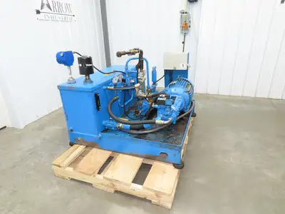 Eaton Vickers Hydraulic Power Unit 45 Gallon 19 GPM 3000PSI 20Hp 230/460V 3Ph