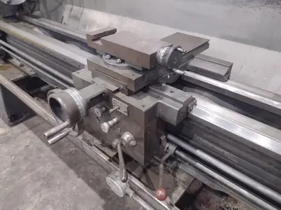 21" x 120" CLAUSING COLCHESTER MODEL #21 ENGINE LATHE 3.5" SPINDLE HOLE: YOBRO #24560