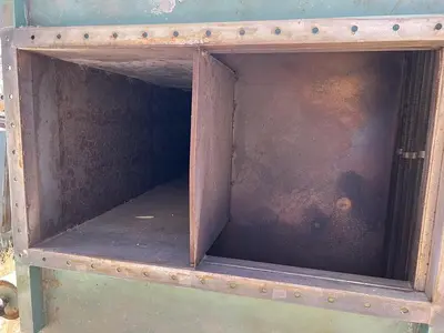 Heat Exchanger, Air, 2,528 SF, 550 deg F, Cain Industries #S744457