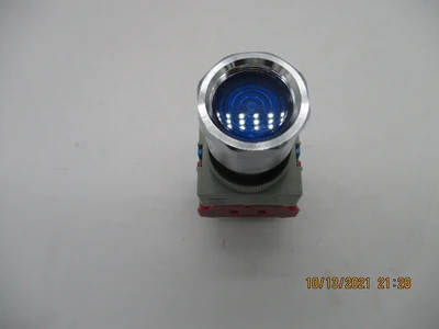 Idec ALFW29911DN-S-24V New Illuminated PB Flush Blue Switch