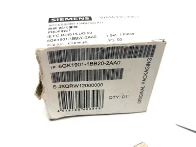 USED SIEMENS SIMATIC NET ETHERNET FASTCONNECT CABLING PLUG KIT