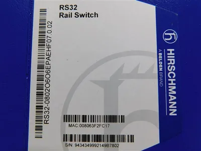 Hirschmann RS32 Compact OpenRail Gigabit Ethernet PoE Switch Used