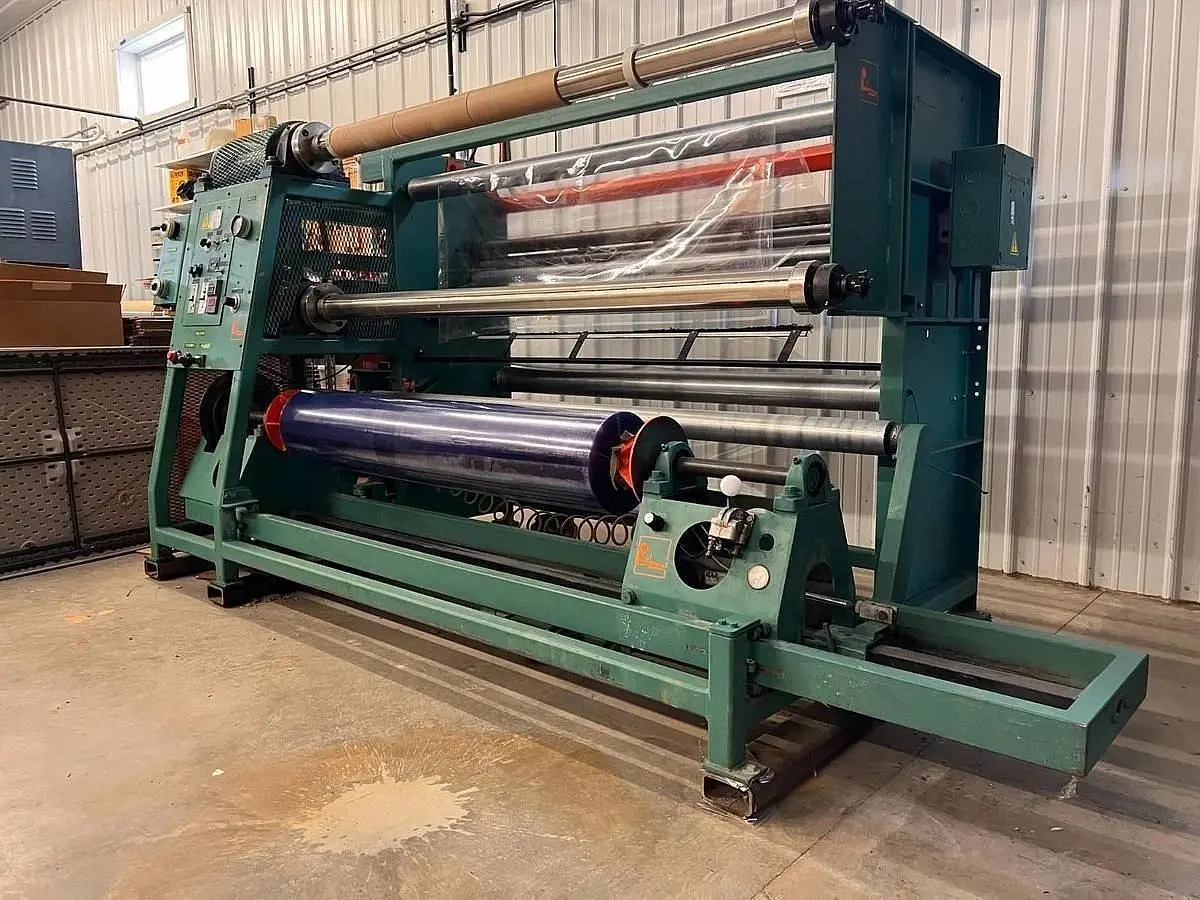 60" WIDE VOORWOOD DUPLEX SLITTER REWINDER MODEL S60-18/187