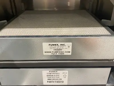 USED FUMEX AIR FILTRATION FUME EXTRACTOR UNIT