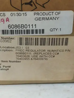 New | in-Stock NUMATICS 6086B0111 Solenoid Regulators | Surplus Asset Holdings #1227205
